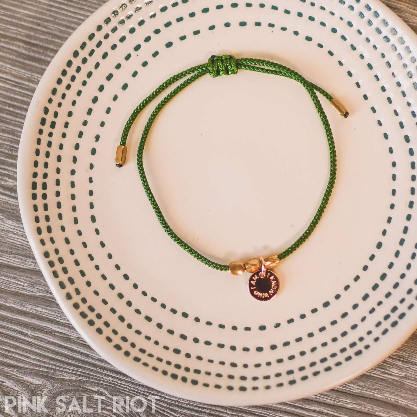 I Know Who I Am Cord Bracelet