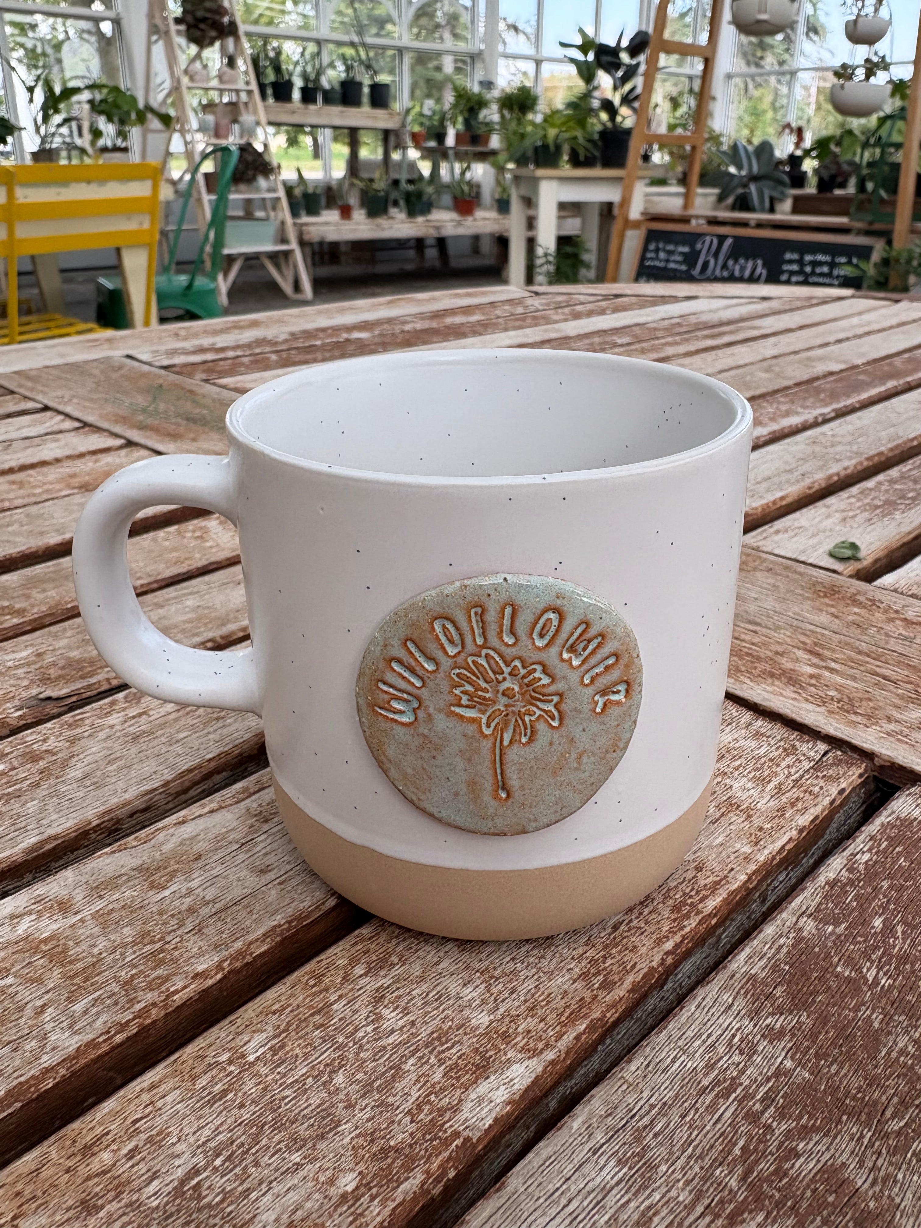 Handmade Wildflower Mug