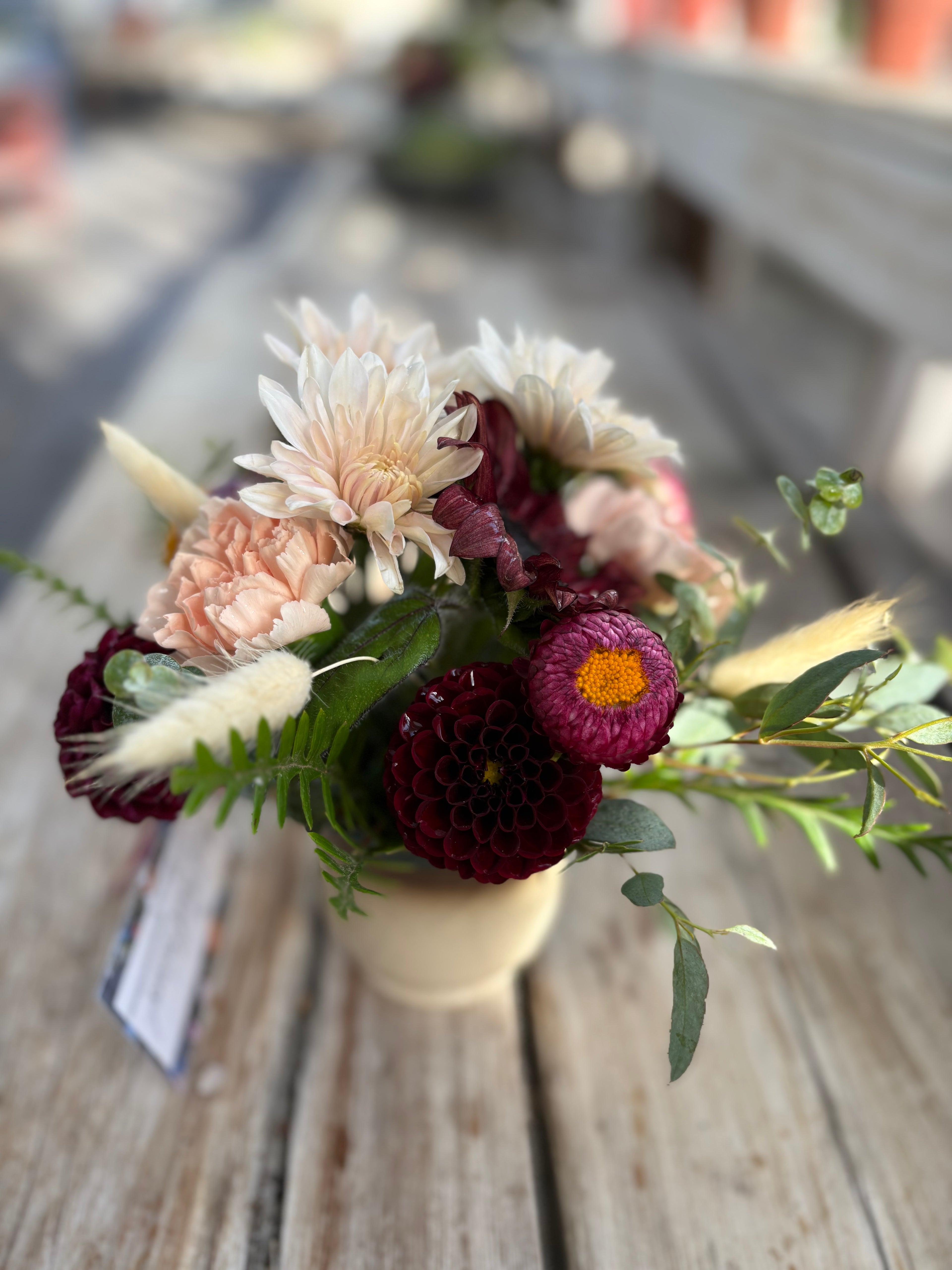 Self Checkout Flower Arrangement at The Greenhouse