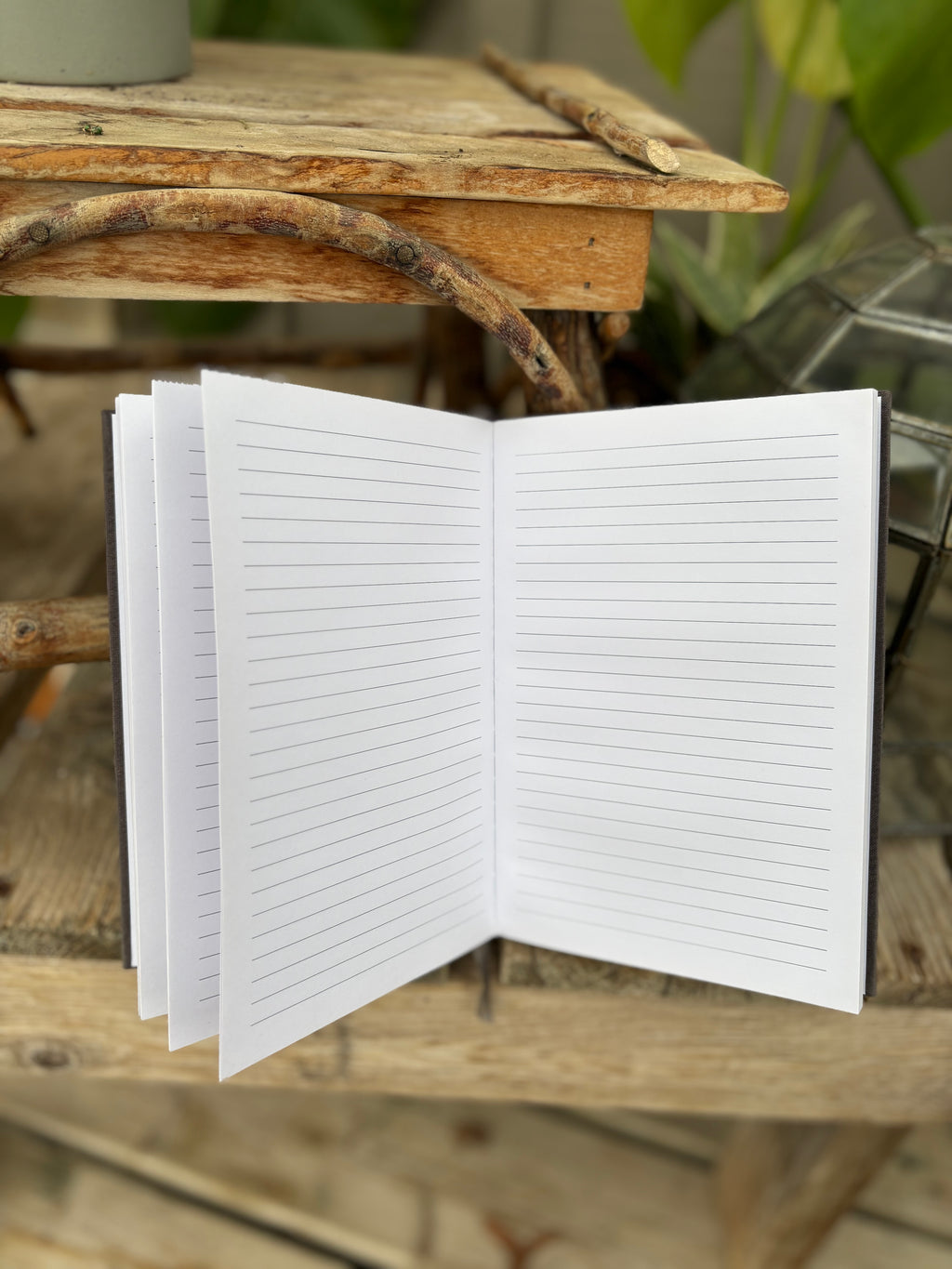 Leather Effect Favorite Gardening Journal Deep Green